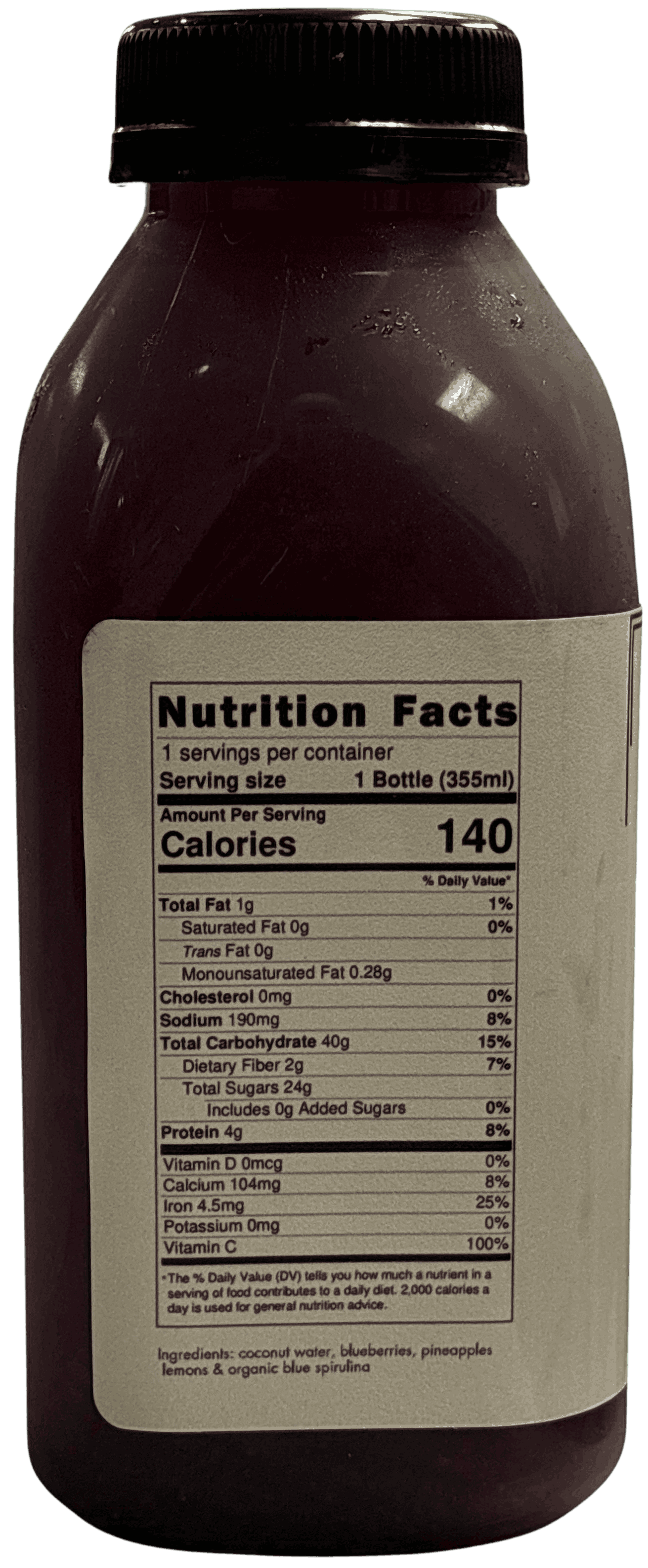 Midnight Rush Nutrition Facts